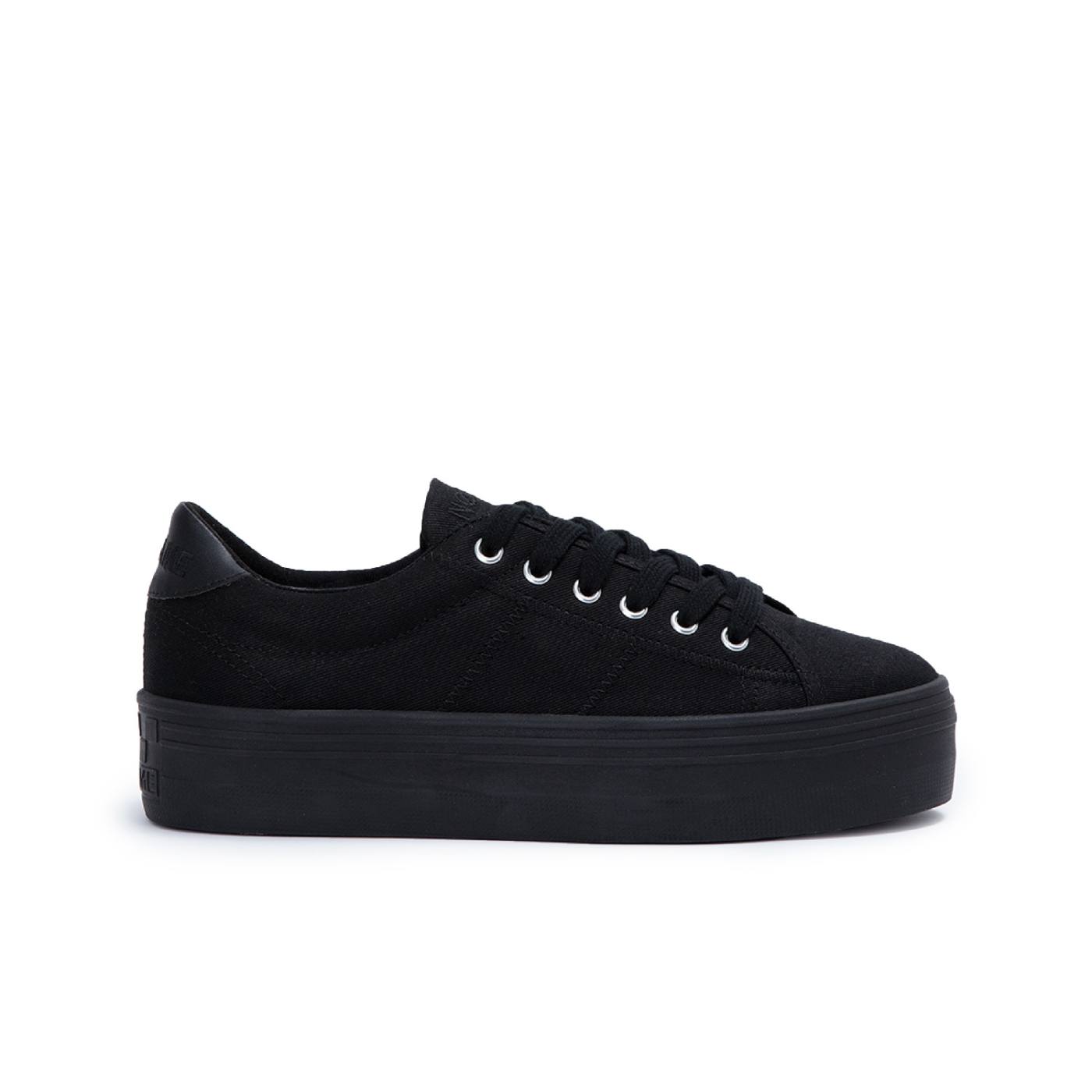 SNEAKER PLATO M - TELA - NERO